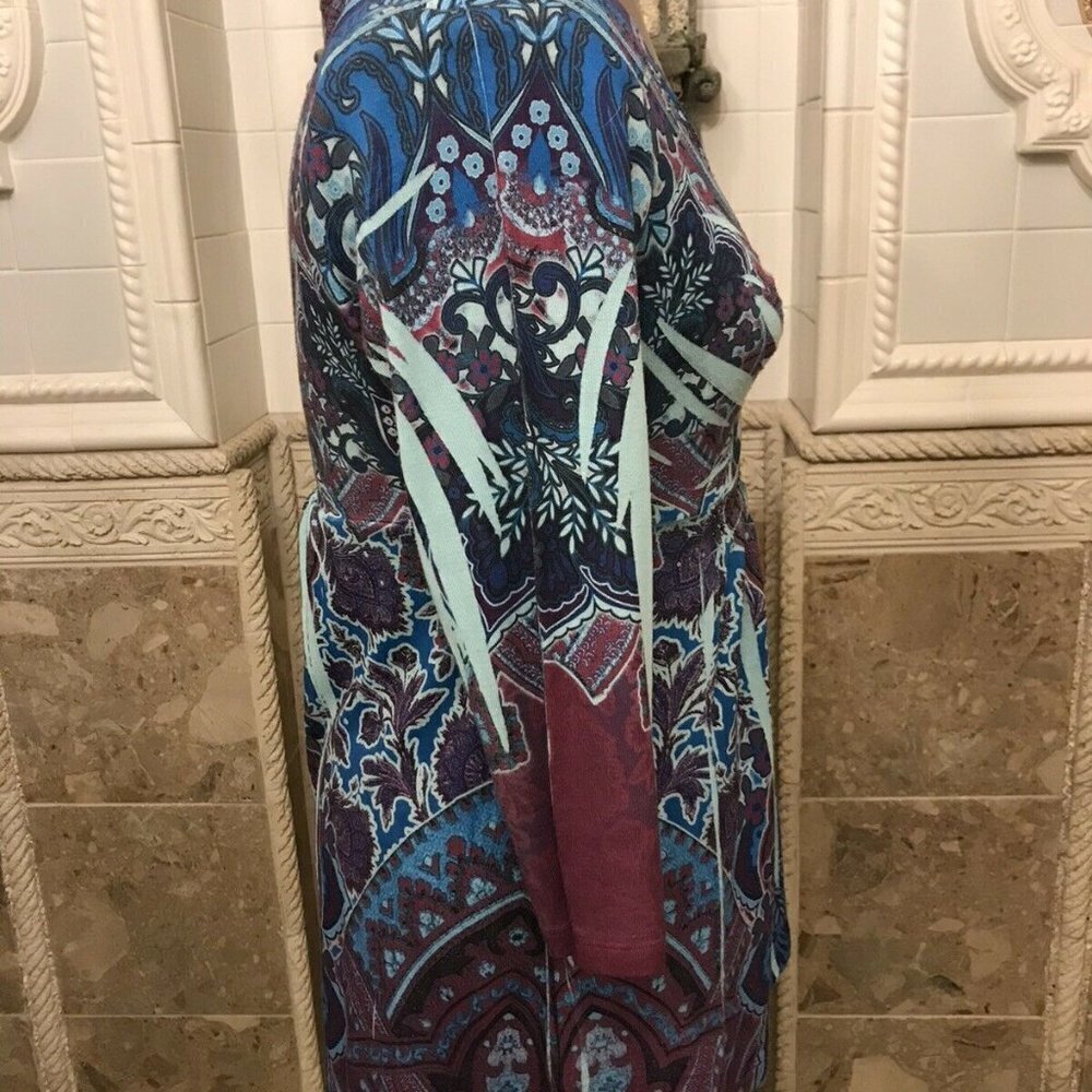 APT 9 Size M - L. 3/4 Sleeves. Empire Tunic Top. Embellished. Stretch. B11 - Picture 3 of 8